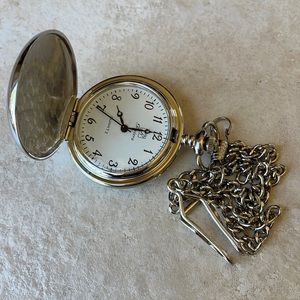 Riviera pocket Watch battery stainless steel
